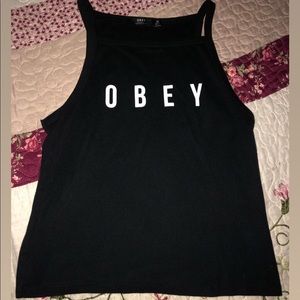 Obey halter top
